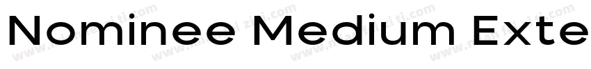 Nominee Medium Exten字体转换